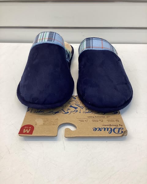 Dearfoam Mens Slippers, Size M (9-10)