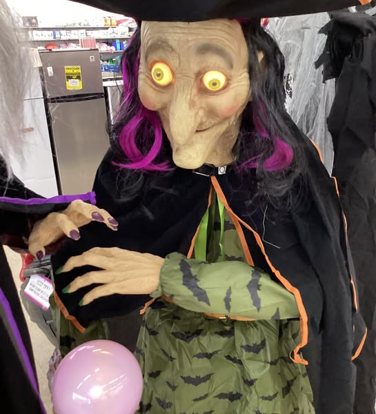 Member's Mark Pre-Lit Animated Crystal Ball Witches