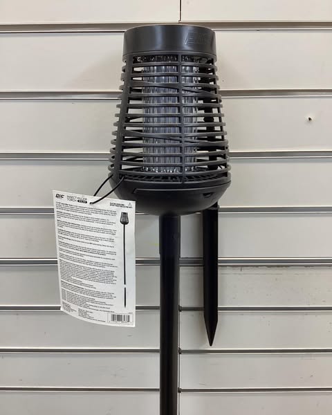 PIC 69 in. Outdoor Solar Powered Insect Killer Torch with LED Flame Effect