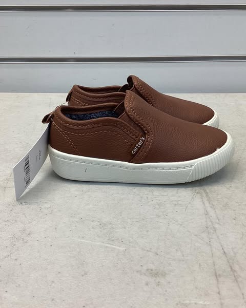Carter's Toddler Boys Slip-On Shoe, Size 7T, Color Brown