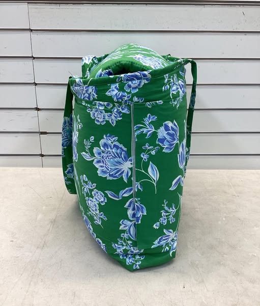 Draper James 4-Piece Printed Cotton Quilt Set, King Size, Color Floral Green