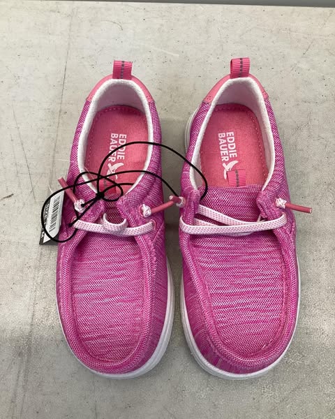 Eddie Bauer Girls Canvas Slip-On Shoe Size 13K