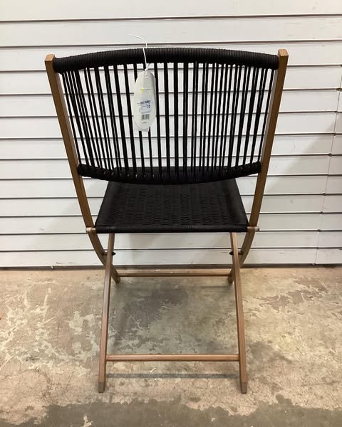 Purcell Patio Folding Chair Black - Threshold