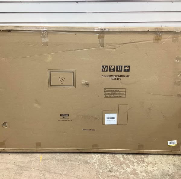 Rectangular Frameless LED Front Light Backlit Anti-Fog Wall Mirror Bathroom Vanity Mirror