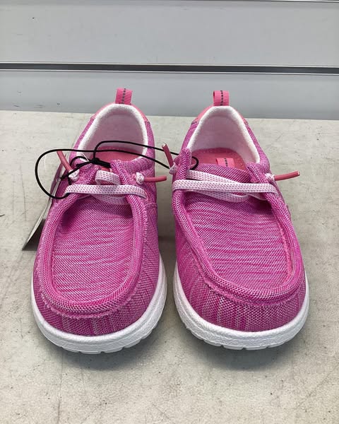 Eddie Bauer Girls Canvas Slip-On Shoe Size 13K