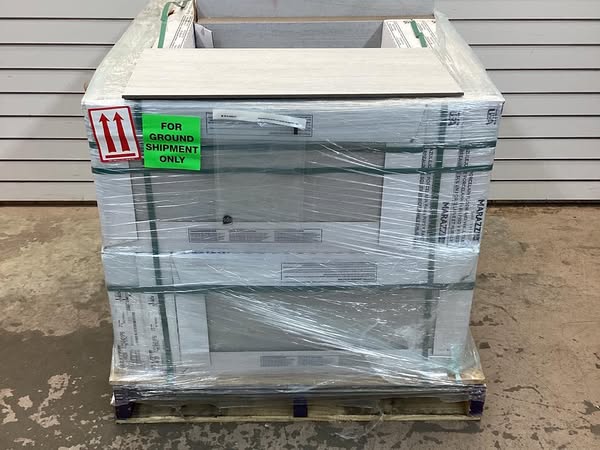 Daltile Nova Falls Gray 12 in. x 24 in. Porcelain Stone Look Floor and Wall Tile (15.6 sq. ft. / Case)