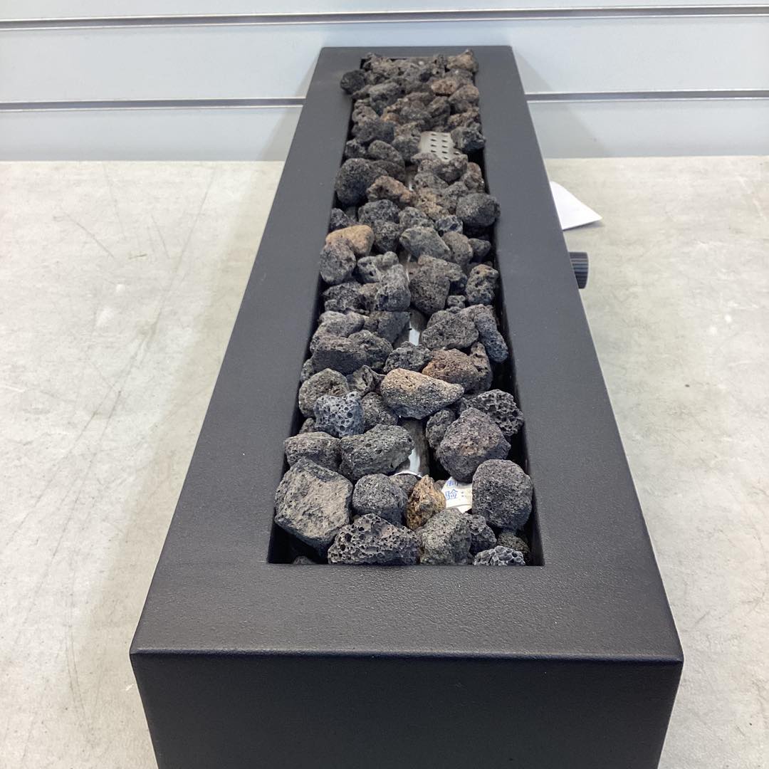 28" Outdoor Tabletop Fireplace Black - Threshold