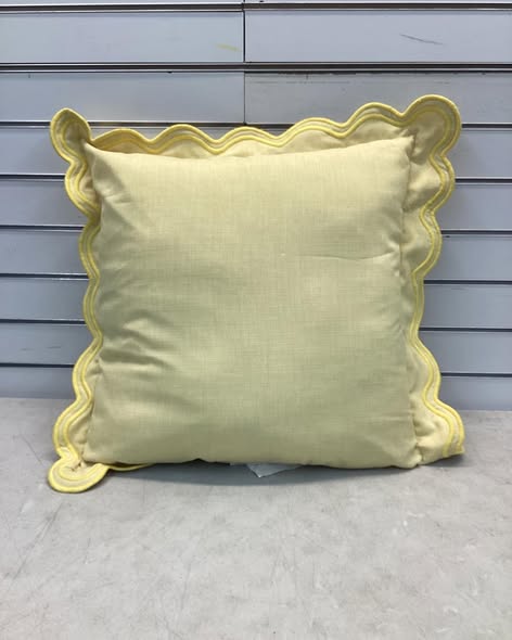 Threshold 20"x20" Scalloped Square Outdoor Throw Pillow