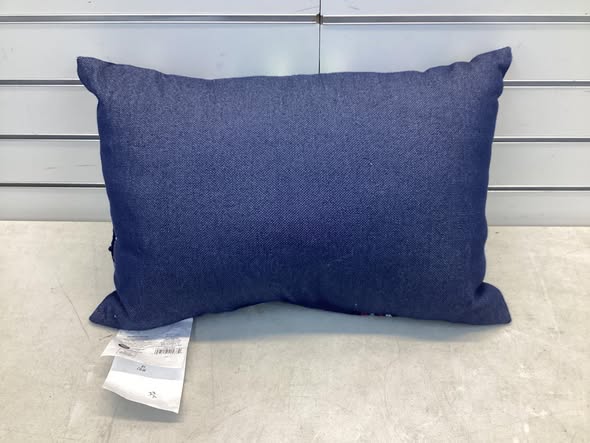 14"x20" Yarn Dye Striped Outdoor Lumbar Pillow - Threshold