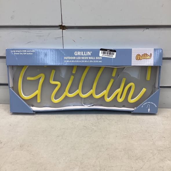 Designs Direct Grillin' LED Neon Outdoor Wall Light