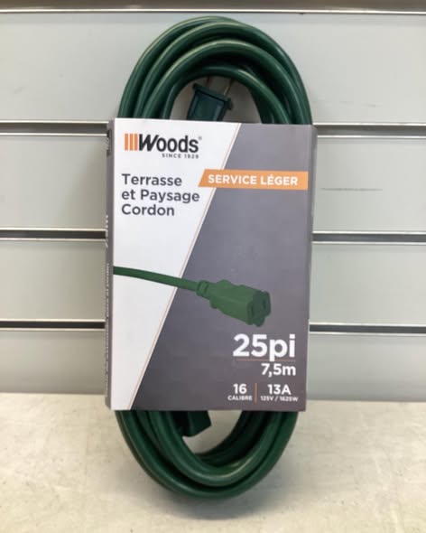 Wood Lawn & Garden Cord