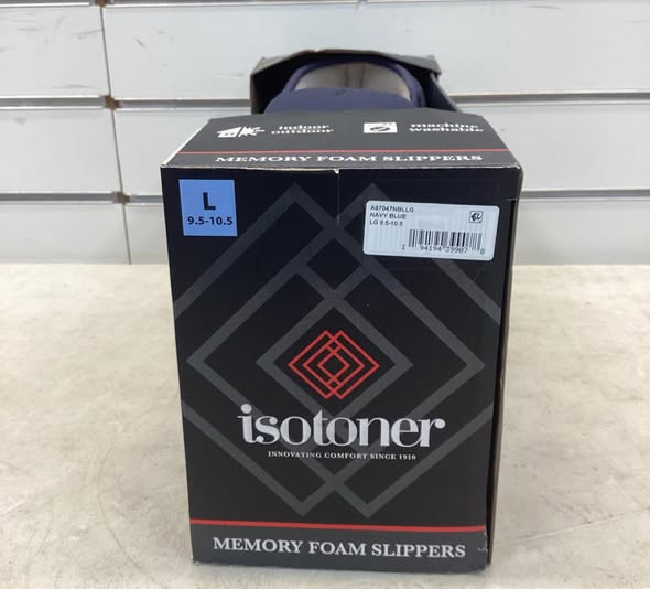 Isotoner Men's Classic Comfort Slipper Size Large