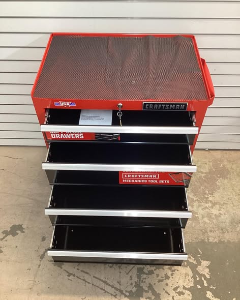 Craftsman 2000 Series 26 Inch 4-Drawer Rolling Tool Cabinet