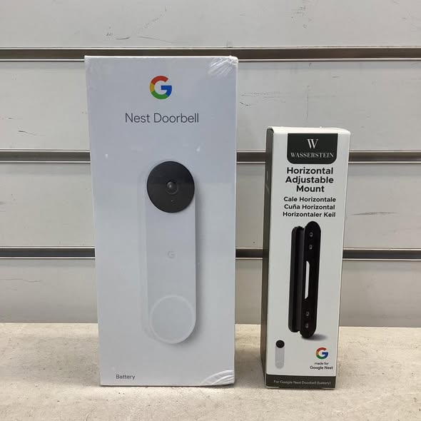 Google Nest Camera Battery Doorbell with BONUS Adjustable Mount