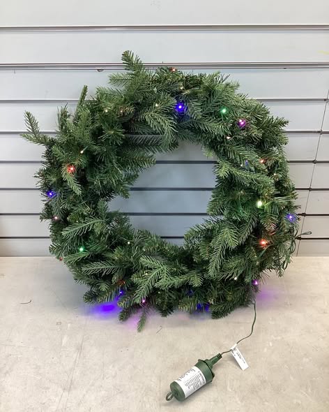 22 in. Wreath With LED Lights