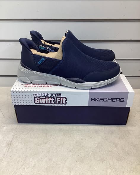 Skechers Men's Equalizer Hands Free Swift Fit Slip-On Sneaker Size 11