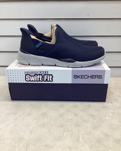 Skechers Men's Equalizer Hands Free Swift Fit Slip-On Sneaker Size 12