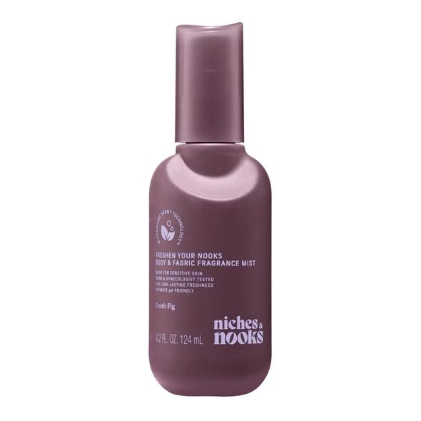 Niches & Nooks Intimate pH Balanced Body Spray & Fabric Fragrance Mist - Fresh Fig - 4.2 fl oz