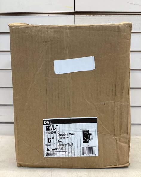 DuraVent Double Wall Stove Pipe 6in. Diameter Oval-To-Round Adapter