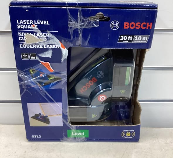 Bosch 30 ft. Laser Level Square for Layout and Alignment