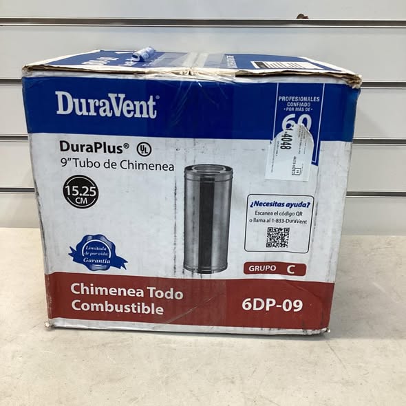DuraVent, 6in. Diameter 9in. Length, Included (qty.) 1 Material Galvanized Steel