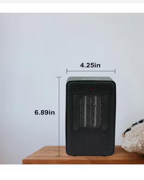 living zone 500-Watt 7 in. Electric Personal Ceramic Space Heater