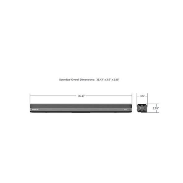 Monster 36" Dolby Atmos Soundbar