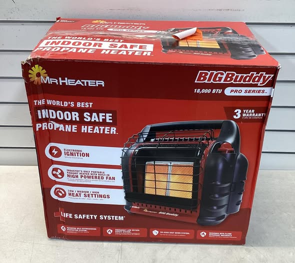 Mr. Heater Big Buddy 18,000 BTU Radiant Propane Outdoor Portable Space Heater