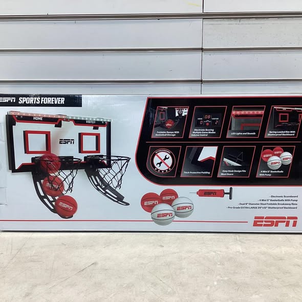 ESPN Pro Competition Dual Over the Door Hoop