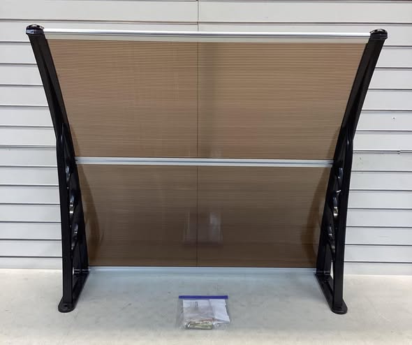 VEVOR Window Door Awning Canopy 40 in. x 40 in. UPF 50+ Polycarbonate Entry Door Outdoor Window Awning Door Overhang Awning