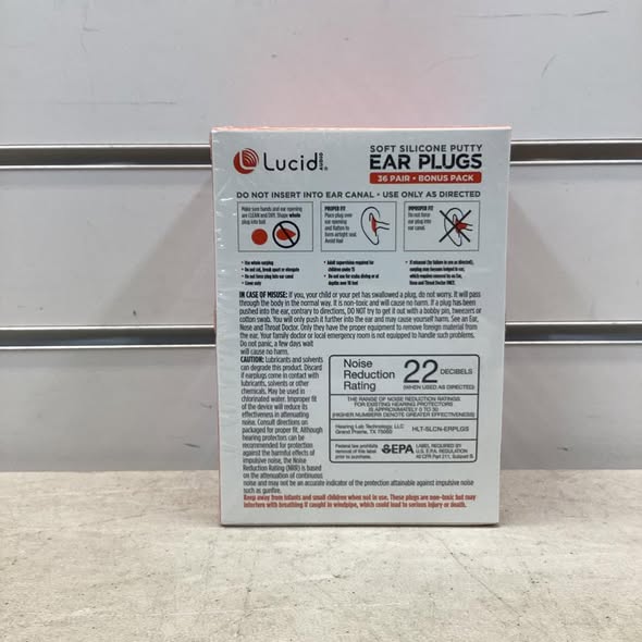 Lucid Audio Silicone Ear Plugs 6 pk. - 36 Pair
