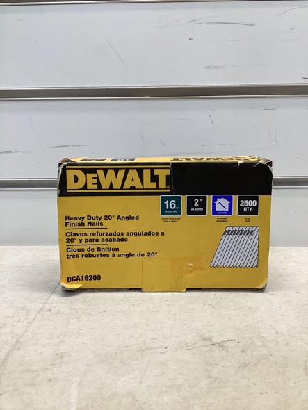 DEWALT 2 in. 16-Gauge Angled Finish Nails (2500 Pack)