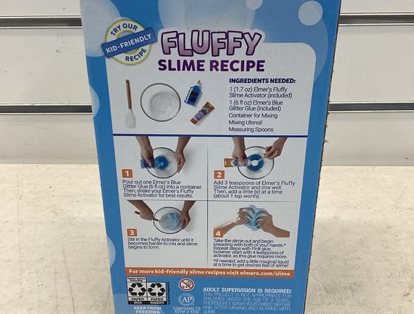 Elmer's 4pc Fluffy Slime Kit