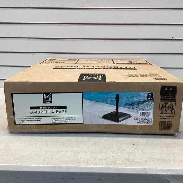 Member's Mark Cement Square Umbrella Base