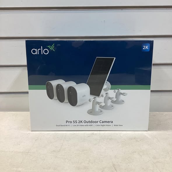 Arlo Wireless 2K Pro 5S Spotlight Security Cameras, 3pk.