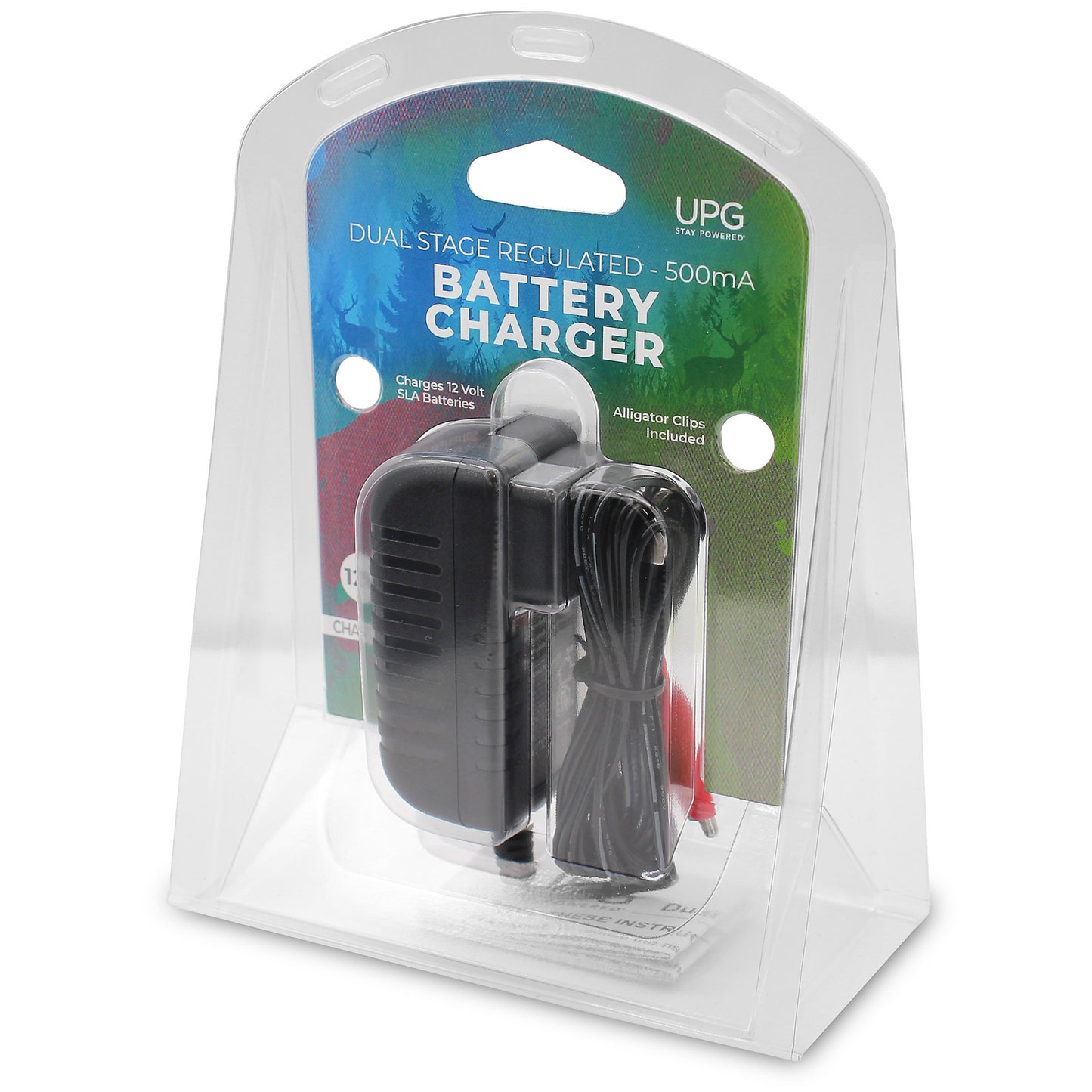 UPG, 12V, 500mA, Dual Stage Charger 14.8V Fast Charger, Volts 12 Max. Amps 0.5 Model# D1730