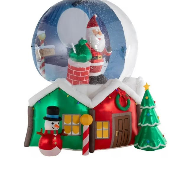 Member's Mark 9' Pre-Lit Snowglobe Airblown