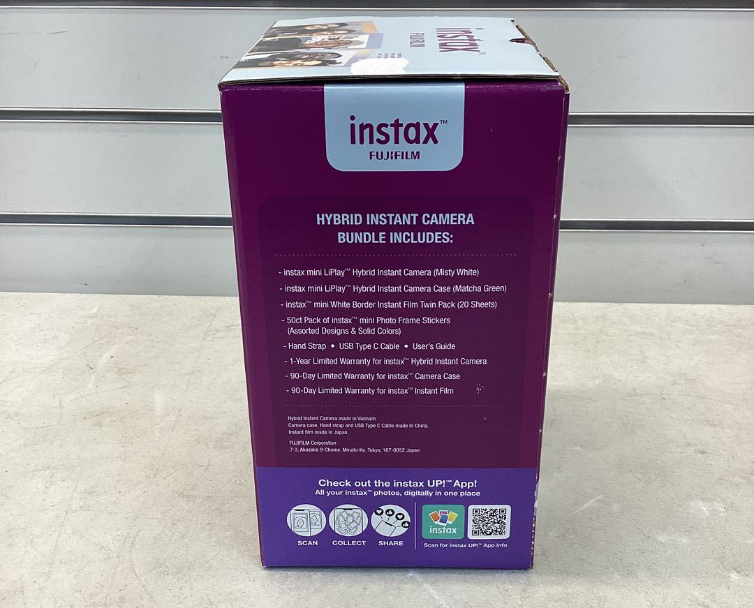 Fujifilm Instax Mini Liplay Hybrid Camera Bundle