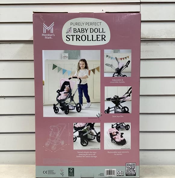Member's Mark Purely Perfect Baby Doll Stroller