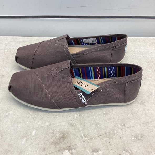 TOMS Women's Classic Canvas Shoe in Ash Size 10