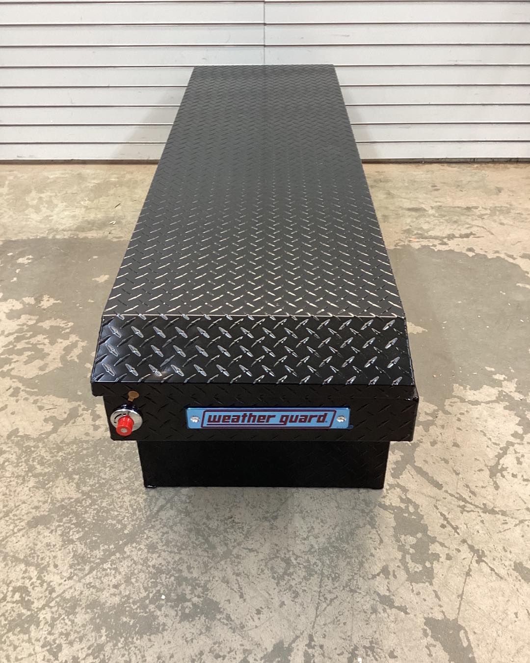 Weather Guard 72in. Saddle Truck Box, Gloss Black