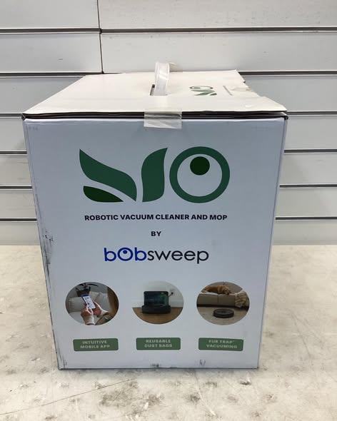 bObsweep Bio Robot Vacuum and Mop with Smart Navigation way Do/ Odor Filtering 100-Dck, made of Bio-Based Plastic
