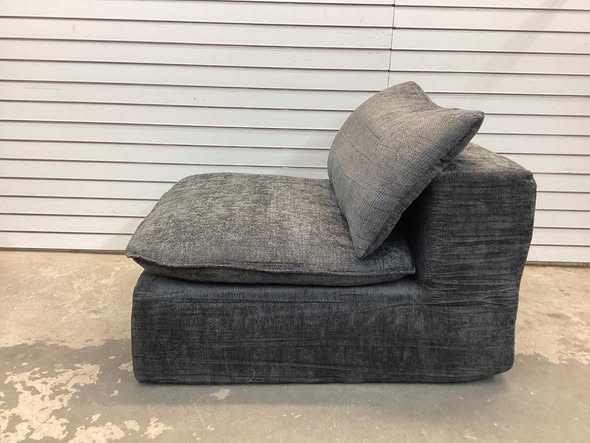 Chair - Wilroy Upholstered Modern Chenille Cloud Armless Chair