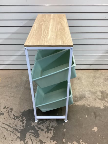 Seville Classics 6-Bin Organizer, 32.5" W x 14.23" D x 30.51" H