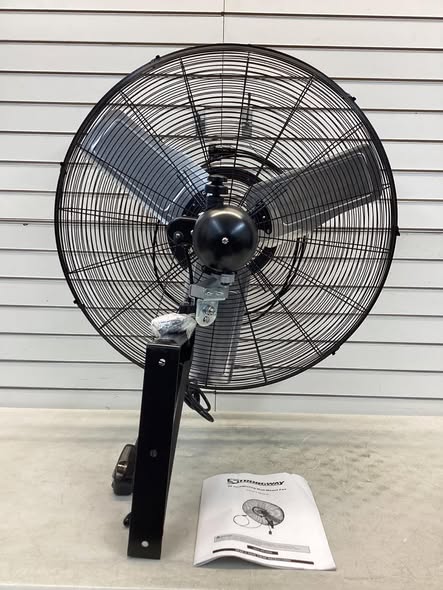 Strongway Outdoor Wall-Mount Misting Fan — 30in., 7,200 CFM