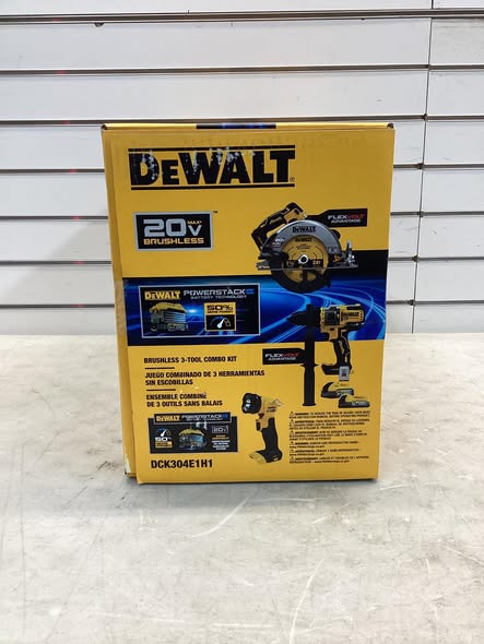 DEWALT 20V MAX Lithium-Ion Cordless 3-Tool Combo Kit with 5.0 Ah Battery and 1.7 Ah Battery