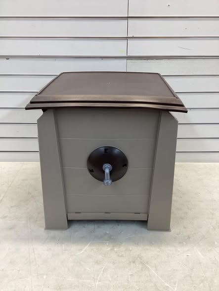 True Temper NeverLeak Plastic 175-ft Container Hose Reel