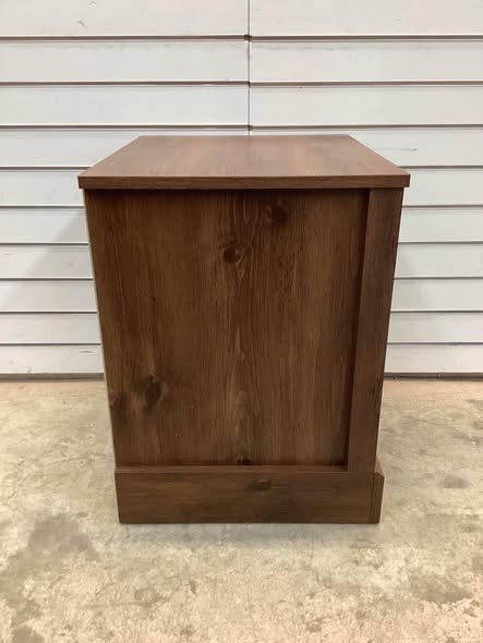 2-Costway Drawer Nightstand Bedside Table