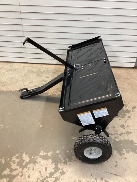 Strongway Tow-Behind Plug Lawn Aerator, 48in.W, 32 Coring Plugs. Has scratches .