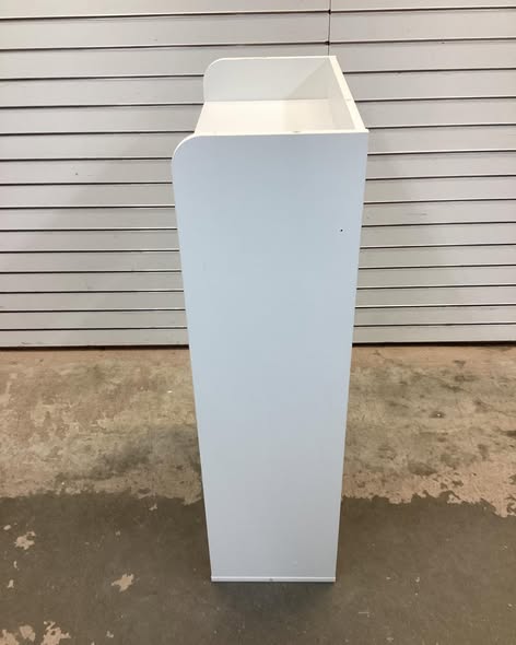 Costway Bookcase w/ Drawer 3-Tier Open Shelf Anti-Toppling Kits for Living Room White